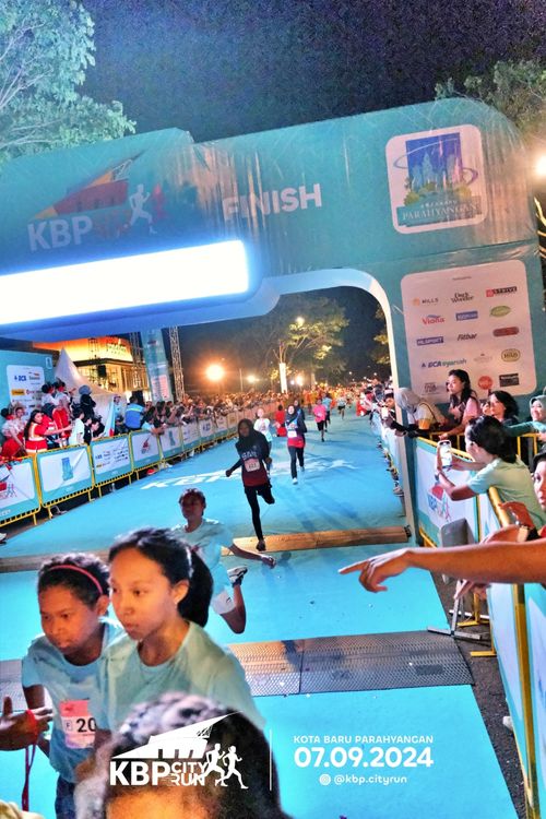 Race photo from KBP City Run 2024