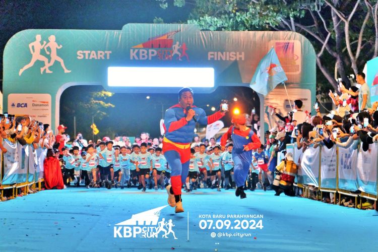 Race photo from KBP City Run 2024
