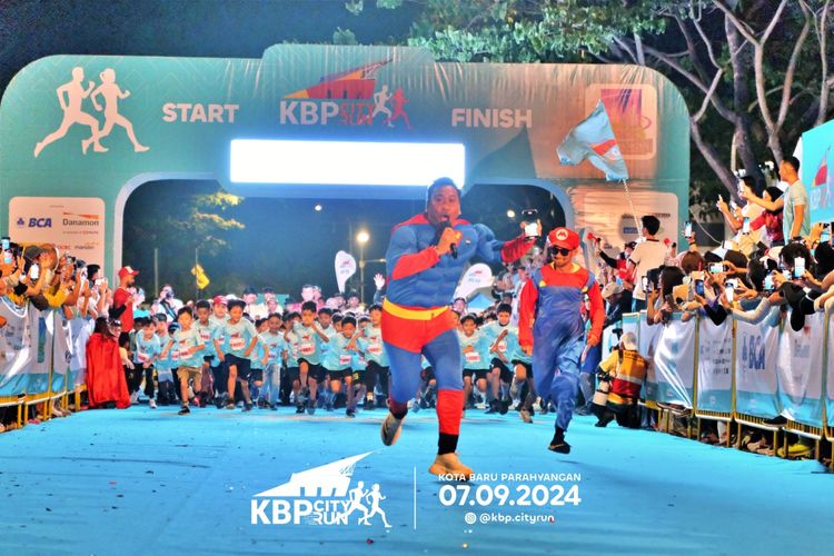 Race photo from KBP City Run 2024