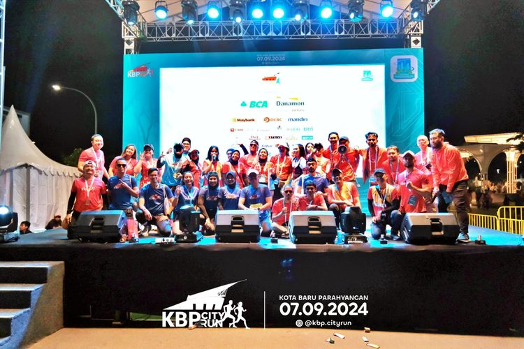 Race photo from KBP City Run 2024