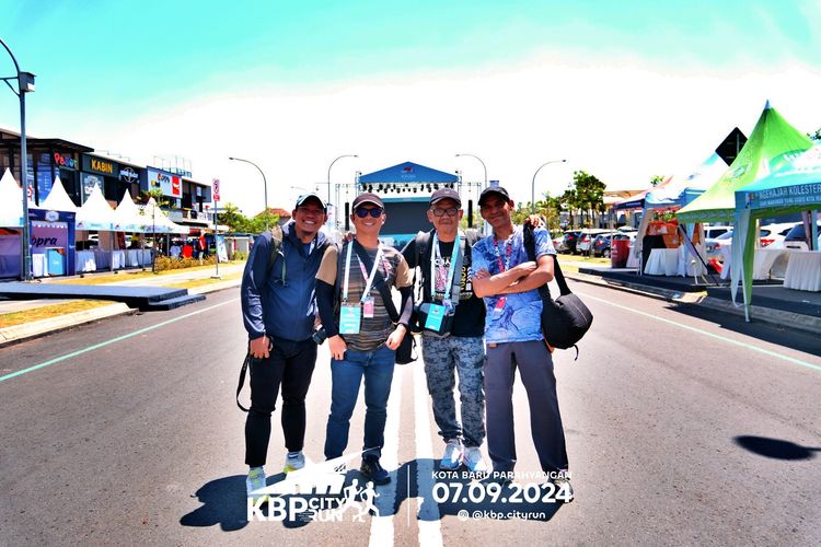 Race photo from KBP City Run 2024