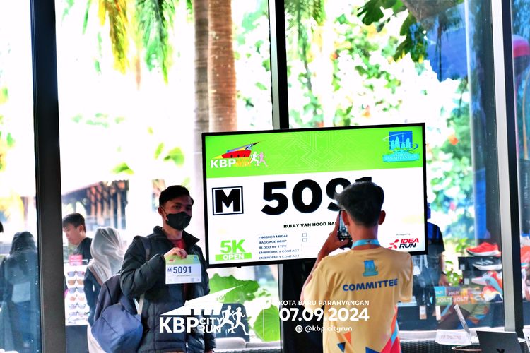 Race photo from KBP City Run 2024