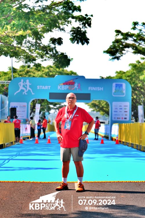 Race photo from KBP City Run 2024