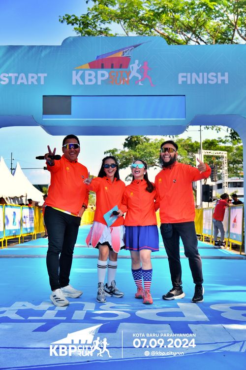 Race photo from KBP City Run 2024