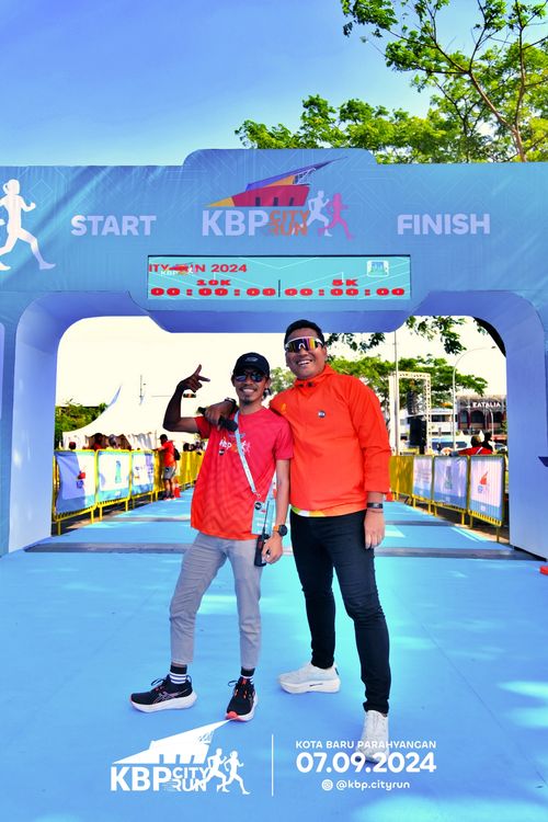 Race photo from KBP City Run 2024