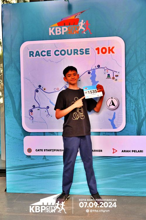 Race photo from KBP City Run 2024