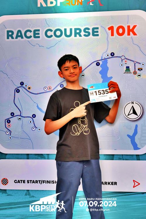 Race photo from KBP City Run 2024