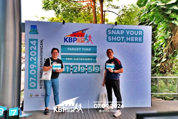 Race photo from KBP City Run 2024