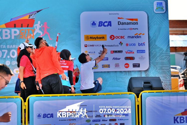 Race photo from KBP City Run 2024