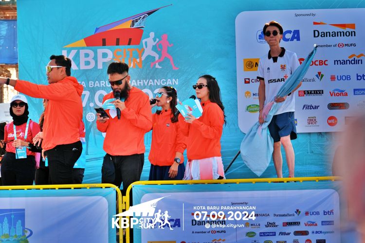 Race photo from KBP City Run 2024