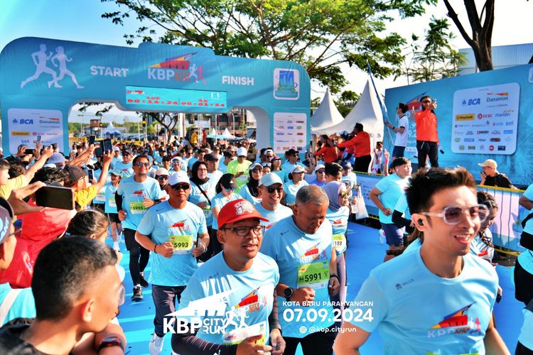 Race photo from KBP City Run 2024