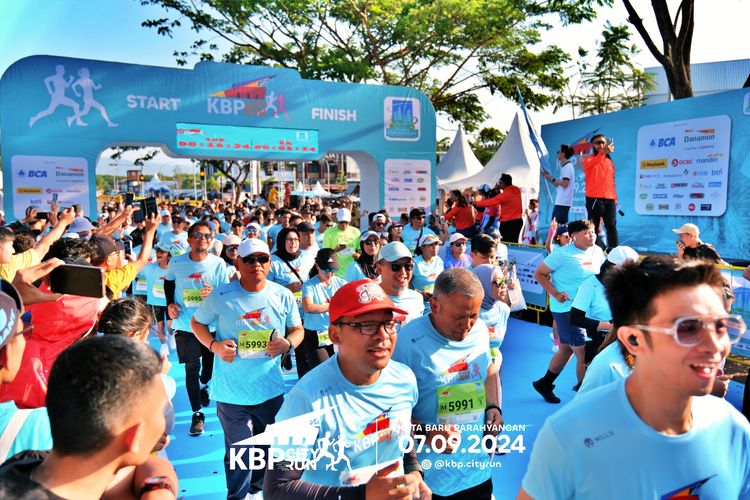 Race photo from KBP City Run 2024