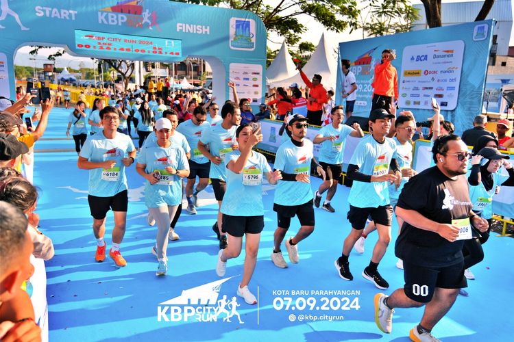 Race photo from KBP City Run 2024