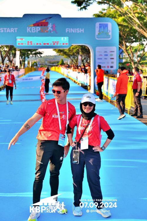 Race photo from KBP City Run 2024