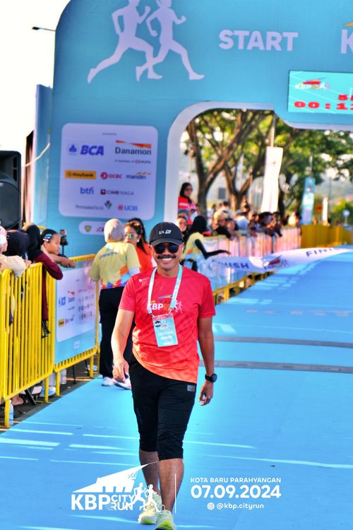Race photo from KBP City Run 2024