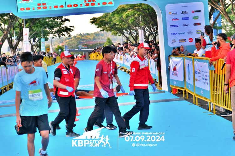 Race photo from KBP City Run 2024