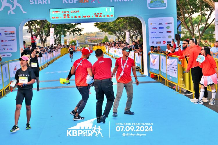 Race photo from KBP City Run 2024