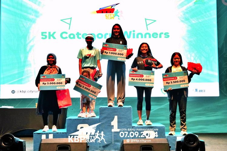 Race photo from KBP City Run 2024