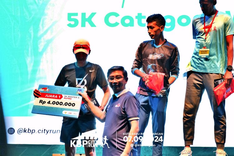 Race photo from KBP City Run 2024