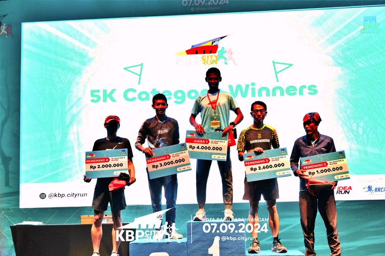 Race photo from KBP City Run 2024