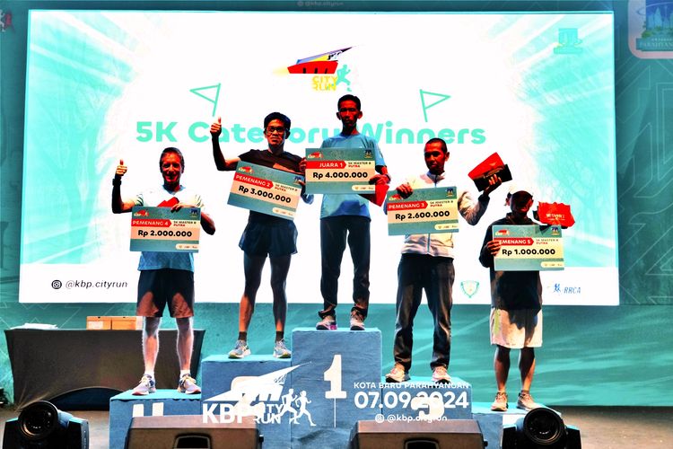 Race photo from KBP City Run 2024