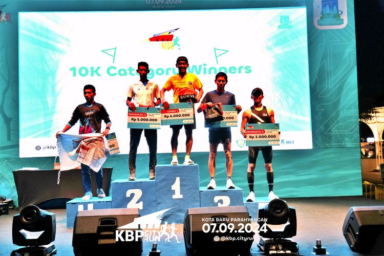 Race photo from KBP City Run 2024