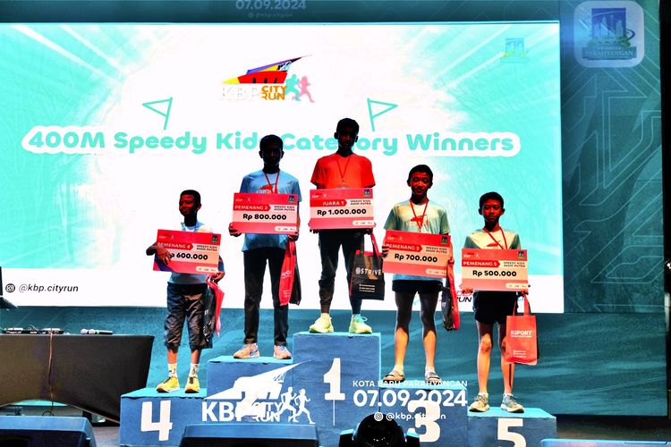 Race photo from KBP City Run 2024
