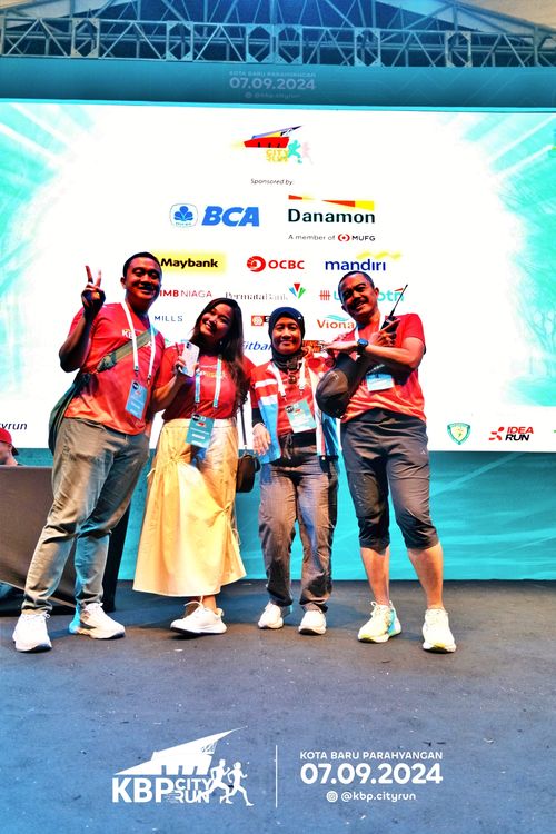 Race photo from KBP City Run 2024
