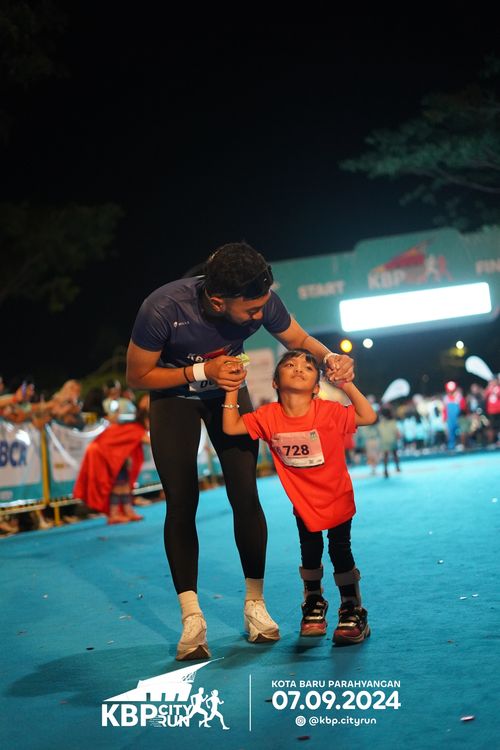 Race photo from KBP City Run 2024