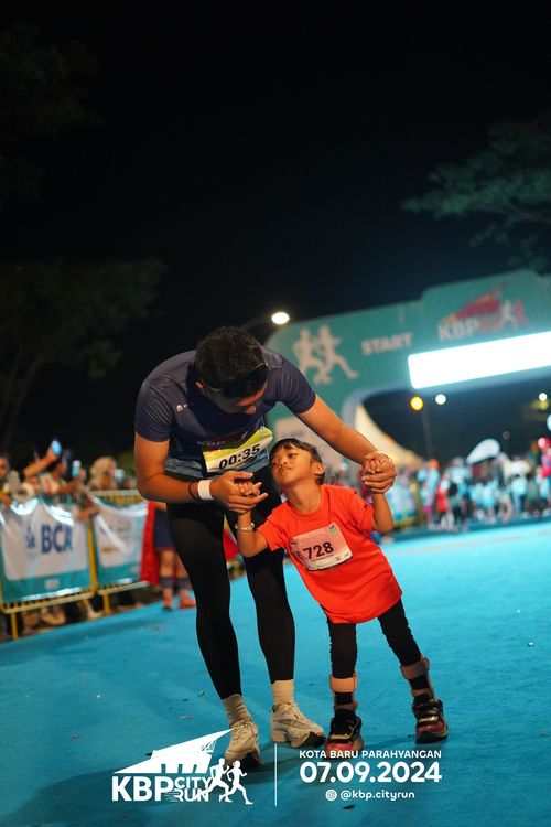 Race photo from KBP City Run 2024