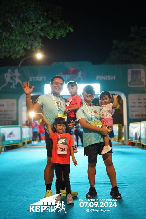 Race photo from KBP City Run 2024