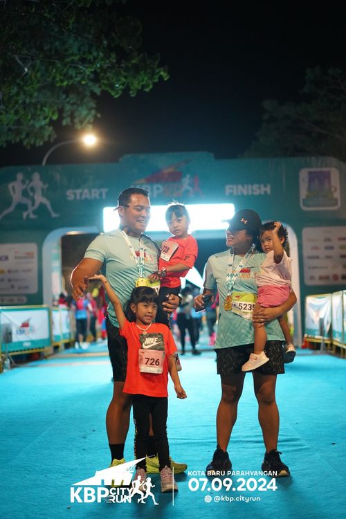Race photo from KBP City Run 2024