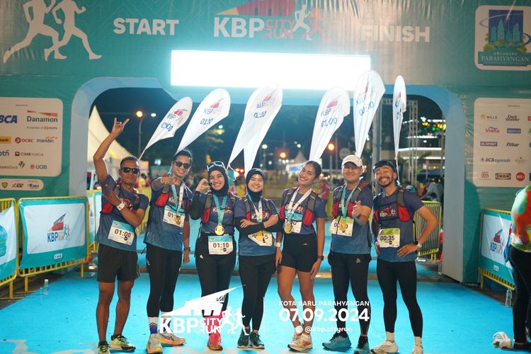 Race photo from KBP City Run 2024