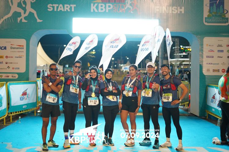 Race photo from KBP City Run 2024