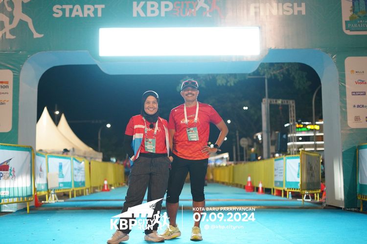 Race photo from KBP City Run 2024