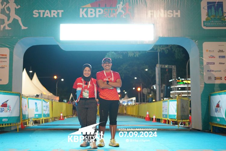 Race photo from KBP City Run 2024
