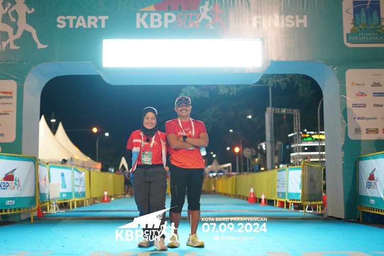 Race photo from KBP City Run 2024