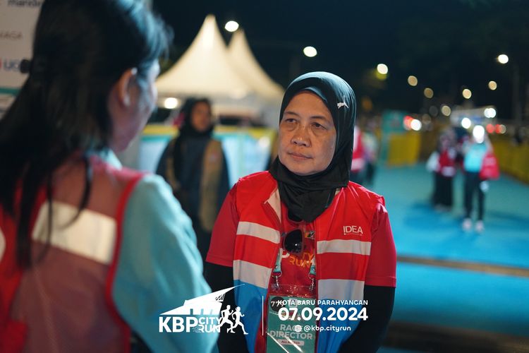 Race photo from KBP City Run 2024