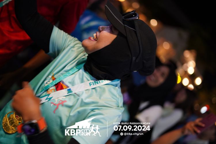 Race photo from KBP City Run 2024