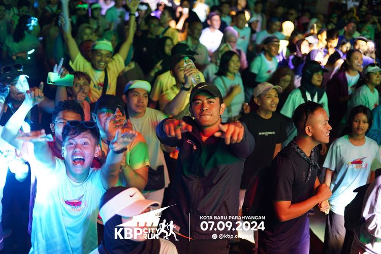 Race photo from KBP City Run 2024