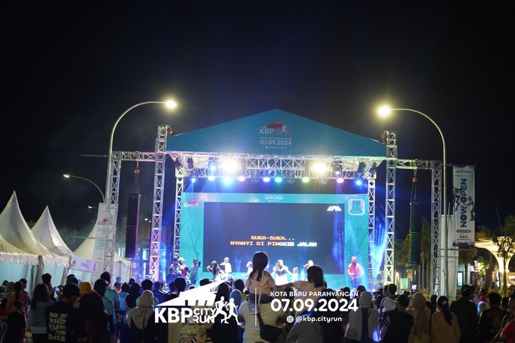 Race photo from KBP City Run 2024