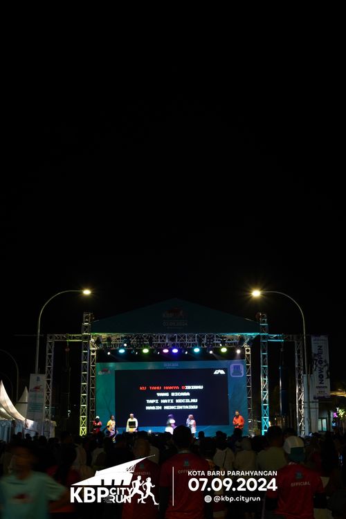 Race photo from KBP City Run 2024