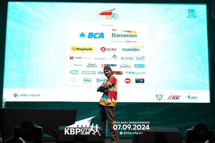Race photo from KBP City Run 2024