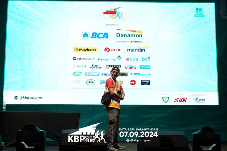 Race photo from KBP City Run 2024