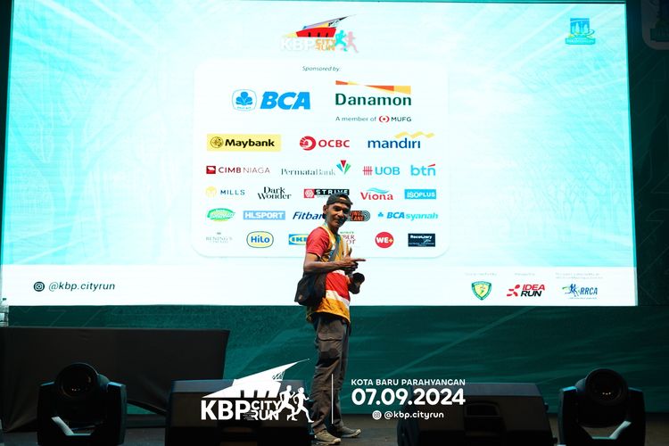 Race photo from KBP City Run 2024