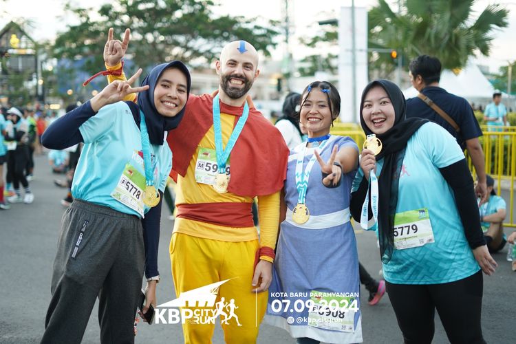 Race photo from KBP City Run 2024
