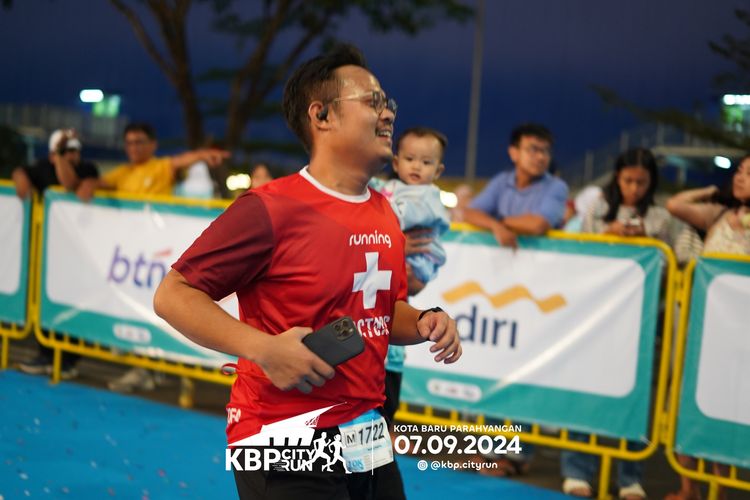 Race photo from KBP City Run 2024