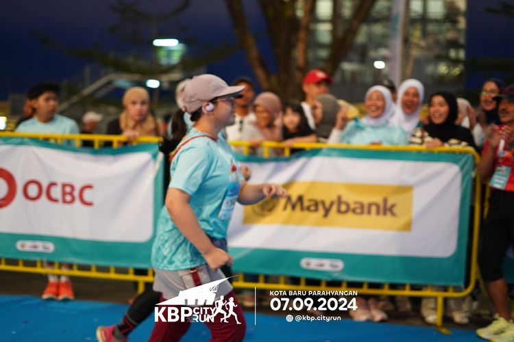 Race photo from KBP City Run 2024
