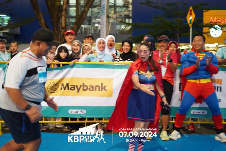 Race photo from KBP City Run 2024
