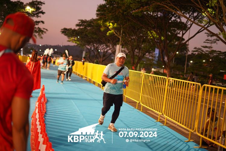 Race photo from KBP City Run 2024